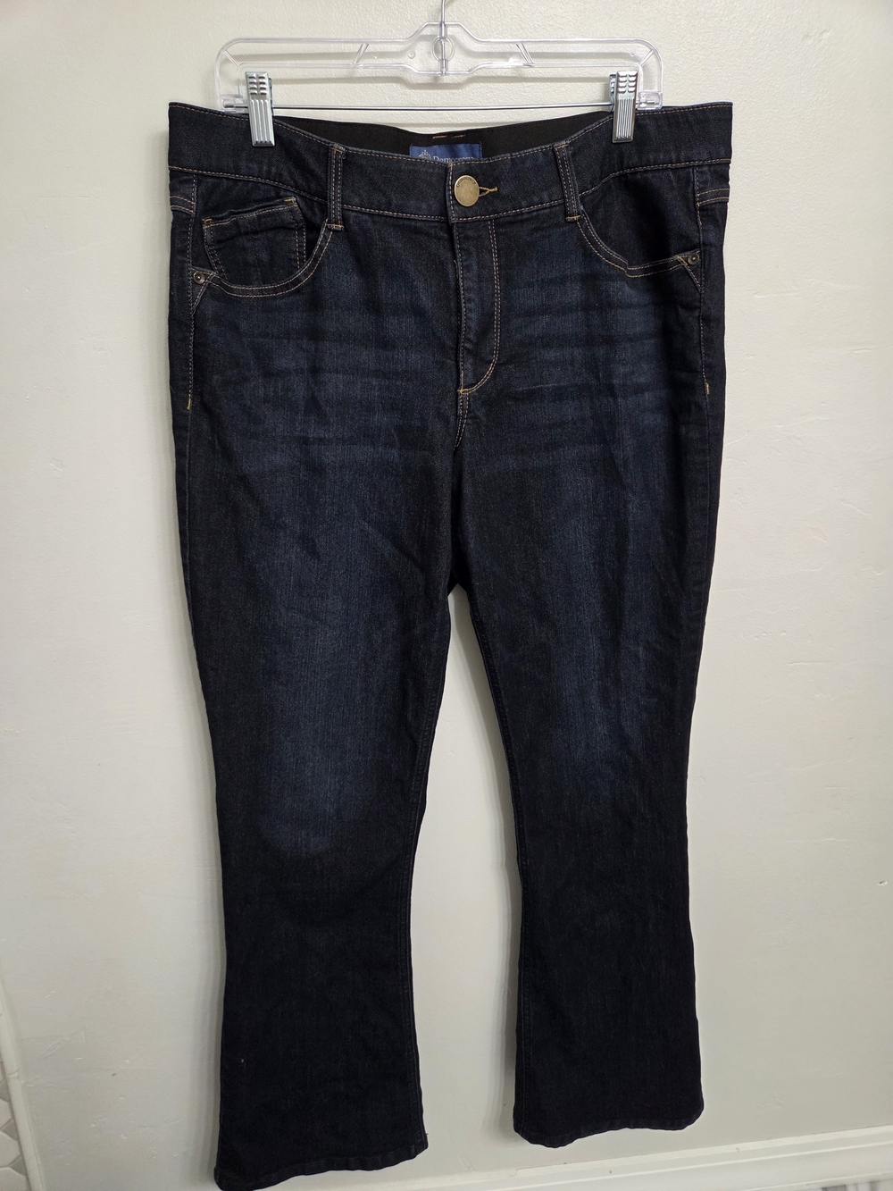 Democracy Absolution Women's Dark Indigo Bootcut Jeans - Deep Blue